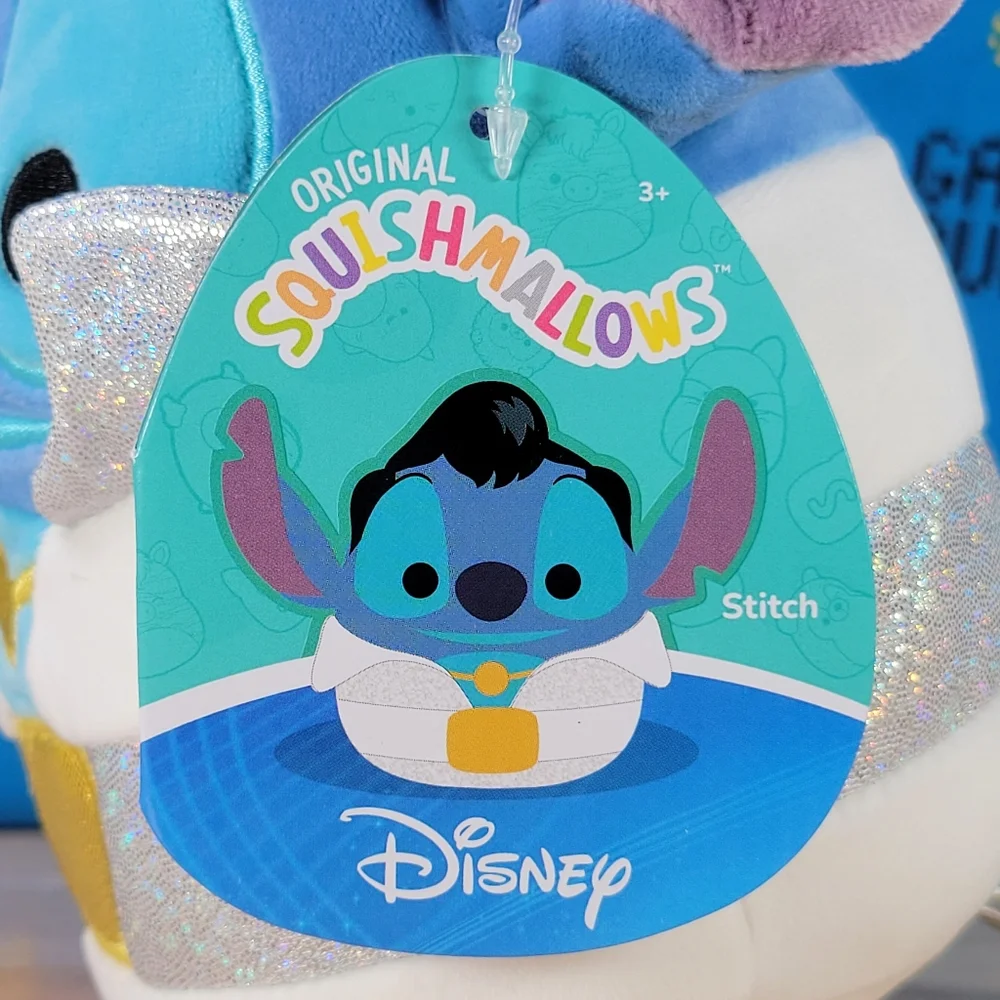 Squishmallow Lilo and Stitch Elvis Presley 7" UltraSoft Disney Toy Plush NWT - Picture 5 of 6